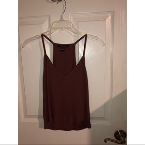Burgundy Tank Top